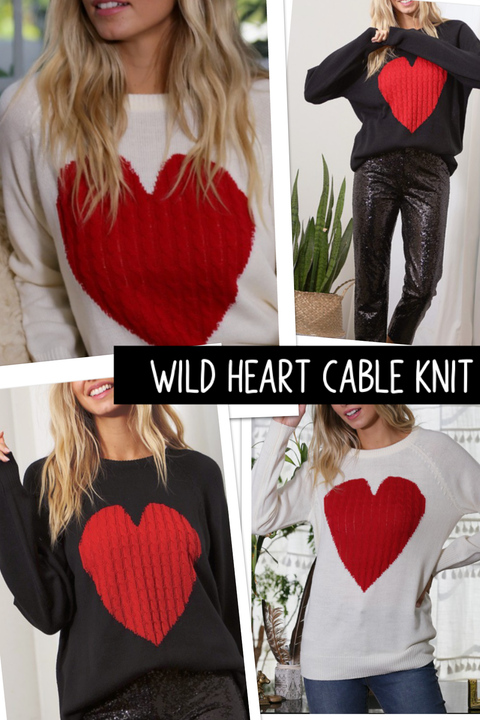 Wild Heart Knit Sweater