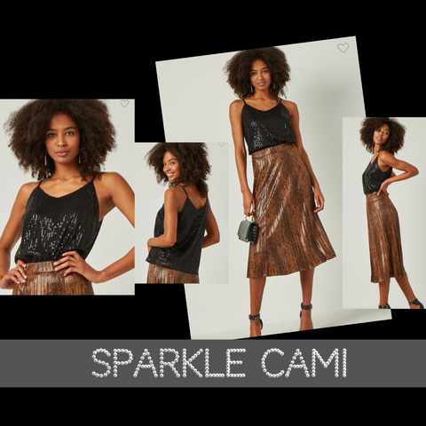 V-neck “Sparkle” Cami