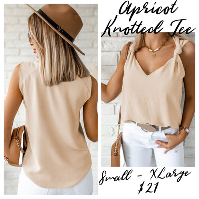 Apricot Knotte Tee